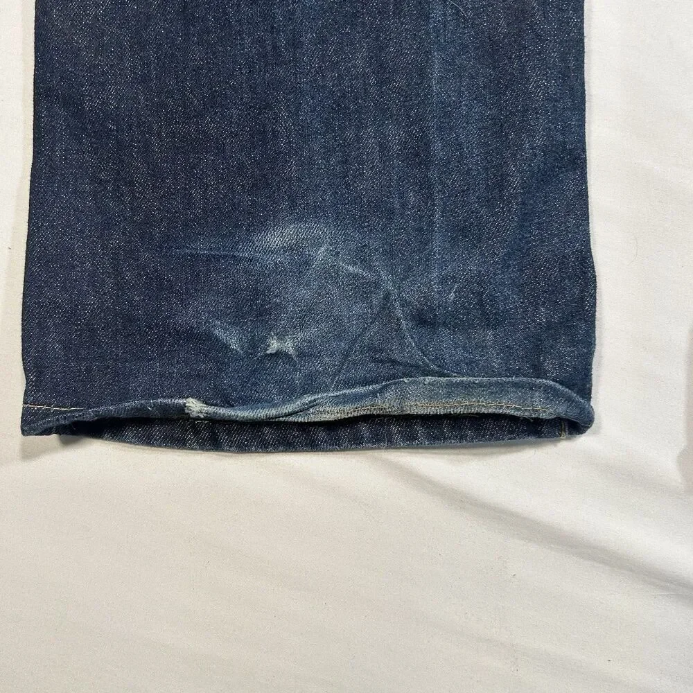 Levi's 517 Jeans Mens 40x32 Blue Denim Bootcut 100% Cotton Dark Wash